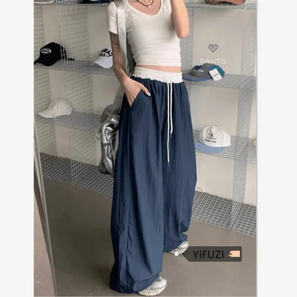Lässiger Ausflug für den täglichen Gebrauch, schwarze Y2K-gestreifte Hose, lässig, Frühling, Sommer, Herbst, Winter, Urlaub, Urlaub, Alltag, brandneu – Detail 13