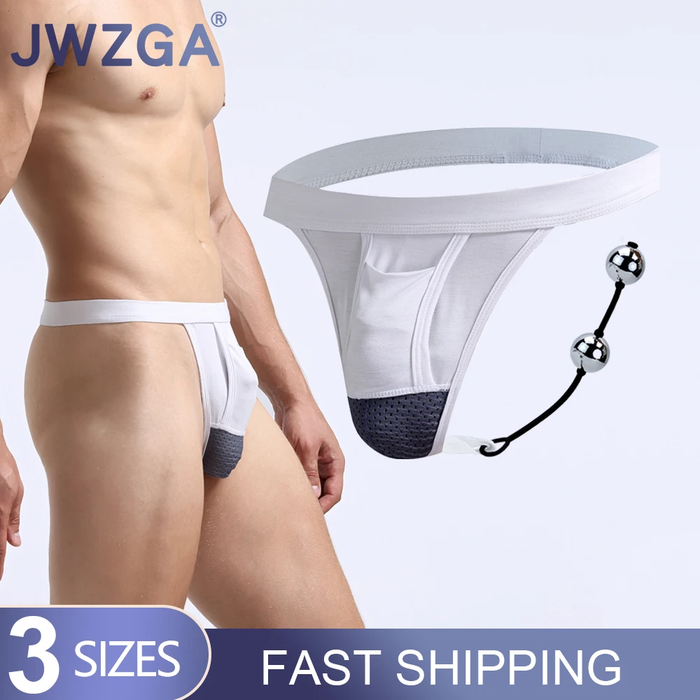 Men's Anal Plug Thong Anal Plug Panties For Men - Silicone & Metal Thong  With Removable Plug Men's Anal Plug Thong Underwear