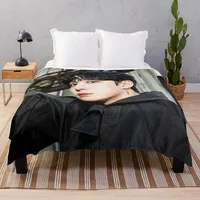 ATEEZ YUNHO THE WORLD EP.1 : MOVEMENT GUERRILLA Throw Blanket Baby Quilt Beach Blankets 1