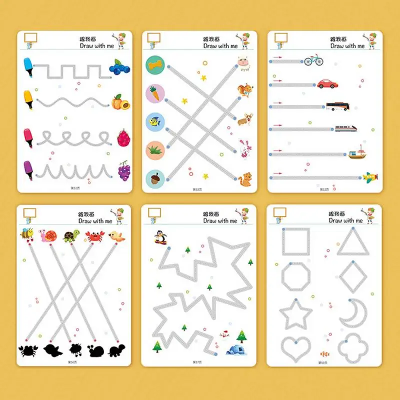 

Children Pen Control Training Set Montessori Drawing Toy Pen Control Training Magical Tracing Set Toddler Learning Activities