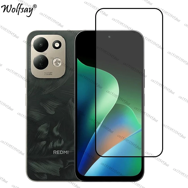 Premium Full Cover Tempered Glass Screen & Camera Protector - 6.9 Inch
