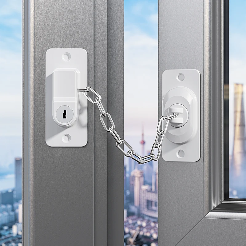 Baby Safety Lock Child Protection Refrigerator/Window Children Security Lock cabinet lock child lock safety lock refrigerator lock refrigerator door lock door window lock For Kids Cabinet With Keys Adjustable chain