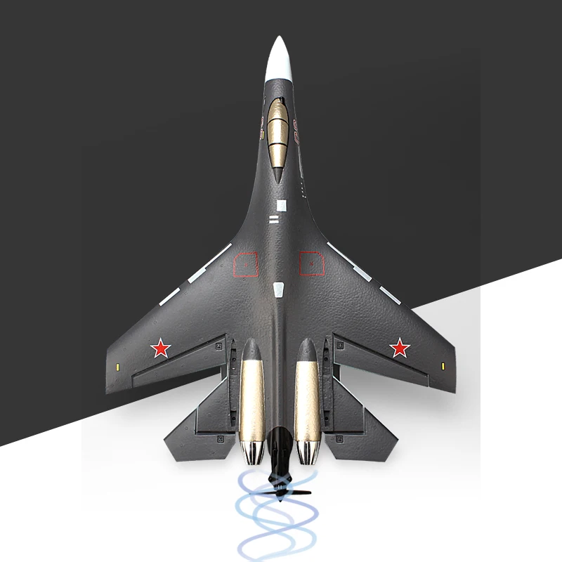 SU35 RC Plane Fixed Wing Professional Stunt Remote Control Fighter Jets 2.4Ghz 4 Channels 360° Flip Vertical Flight QF009 5