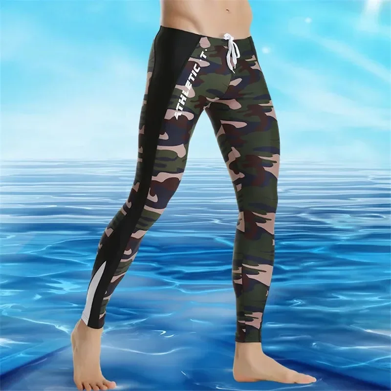 Sports Leggings, Compression Pants Mens Running Tights Sports Trousers Compression Camouflage Leggings Athletic Pants Man Workout Leggings Jogger Pants