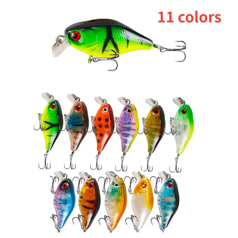 

Плавающая приманка Rock Little Fat Man, 4,5 см/4,2 г, имитация приманки Topmouth Culter Weever, жесткая приманка, оптовая продажа