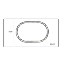Technical City Power Train High-tech Railway Track Building Blocks Subway Vehicle Assemble Bricks Toys Gifts For Childrens Adult 6