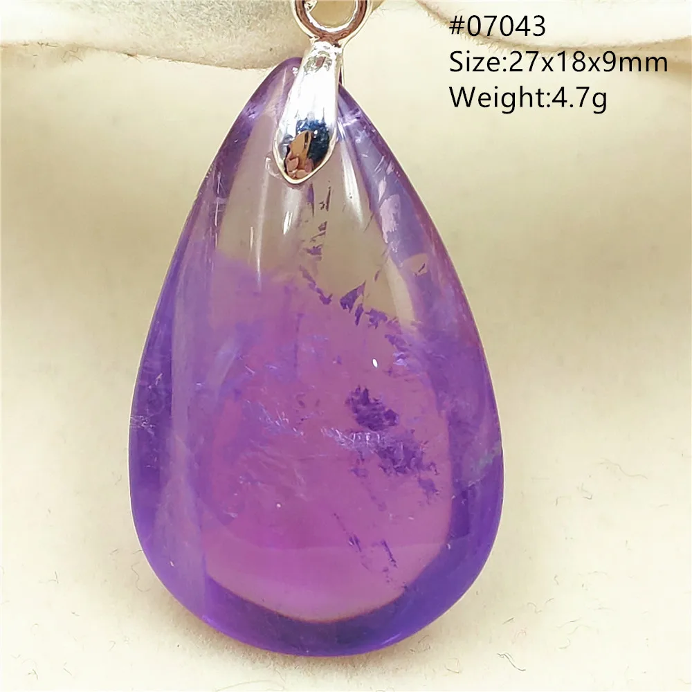 Natural Purple Yellow Ametrine Bead Pendant Women Men Ametrine Citrine Amethyst Clear Water Drop Brazil AAAAAA