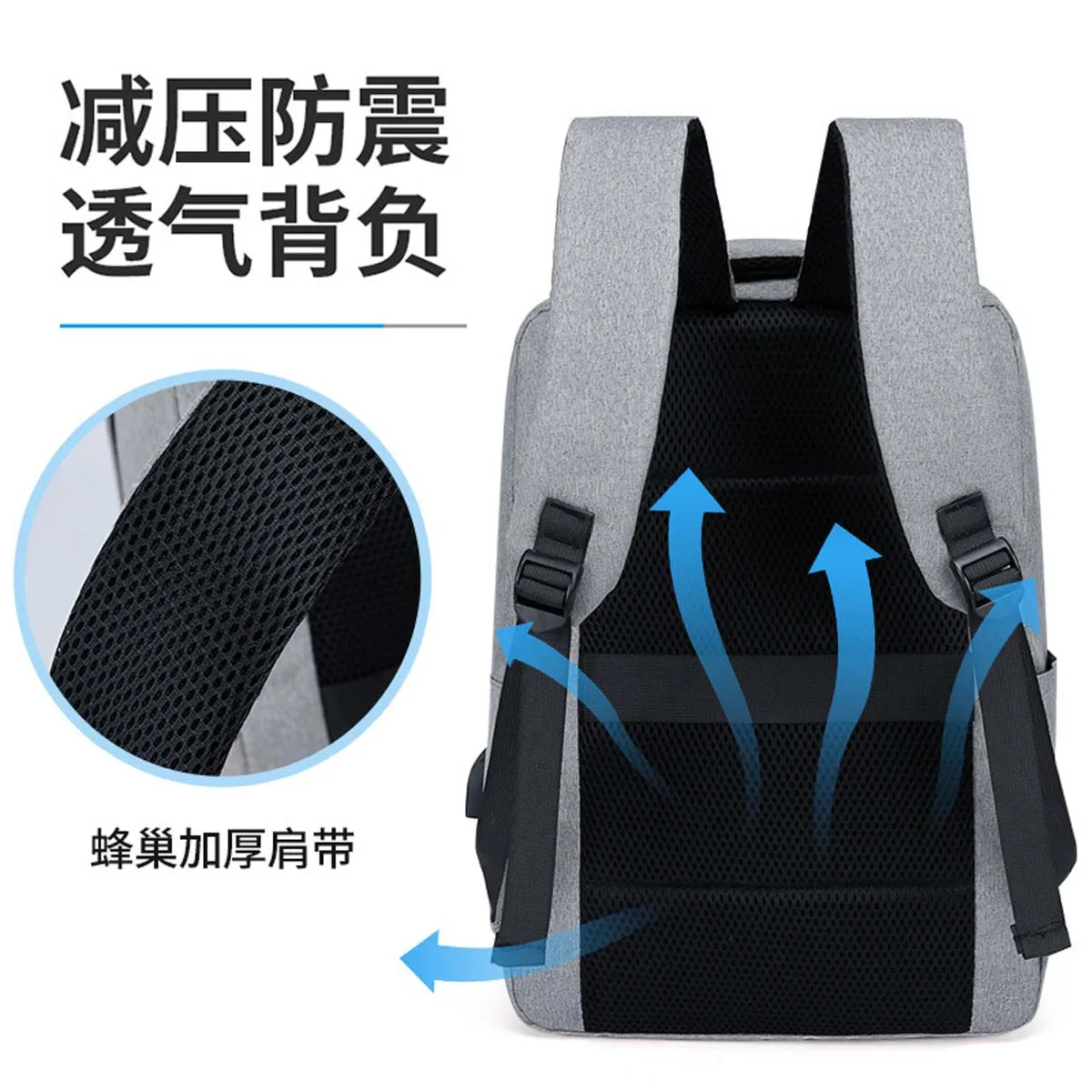 Business Leisure Computer Bag Backpack Wholesale Business ComputerBag For Men And Women Usb Millet Backpack For Men Backpack