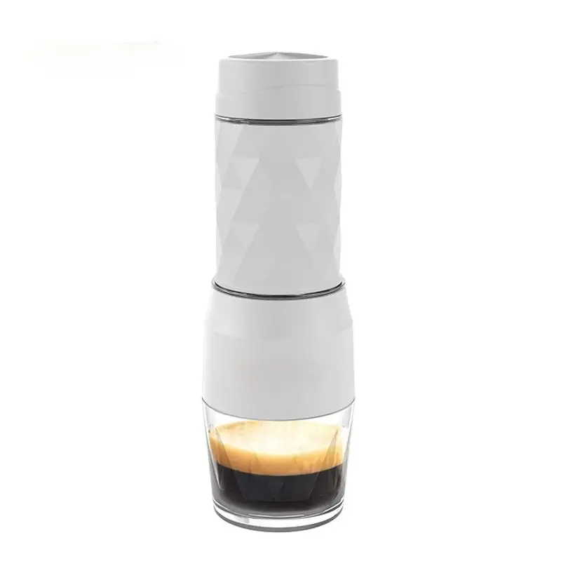 Coffee Maker , Portable Coffee Machine for Car & Home , Hot/Cold Water Manual Espresso Maker, Capsule Hand Press coffee Brewer 6