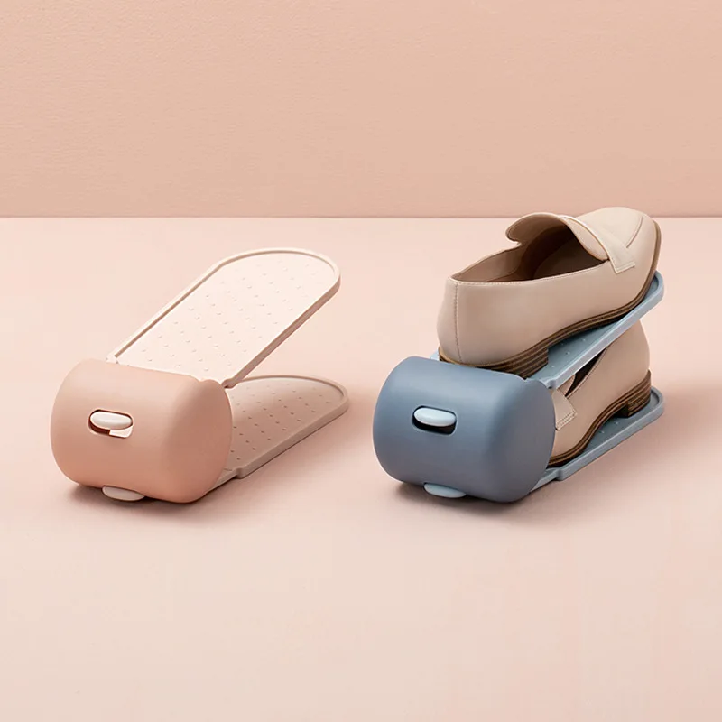 

Organize The Shoe Cabinet Layering Artifacts Save Space for Shoes and Slippers Storage Racks