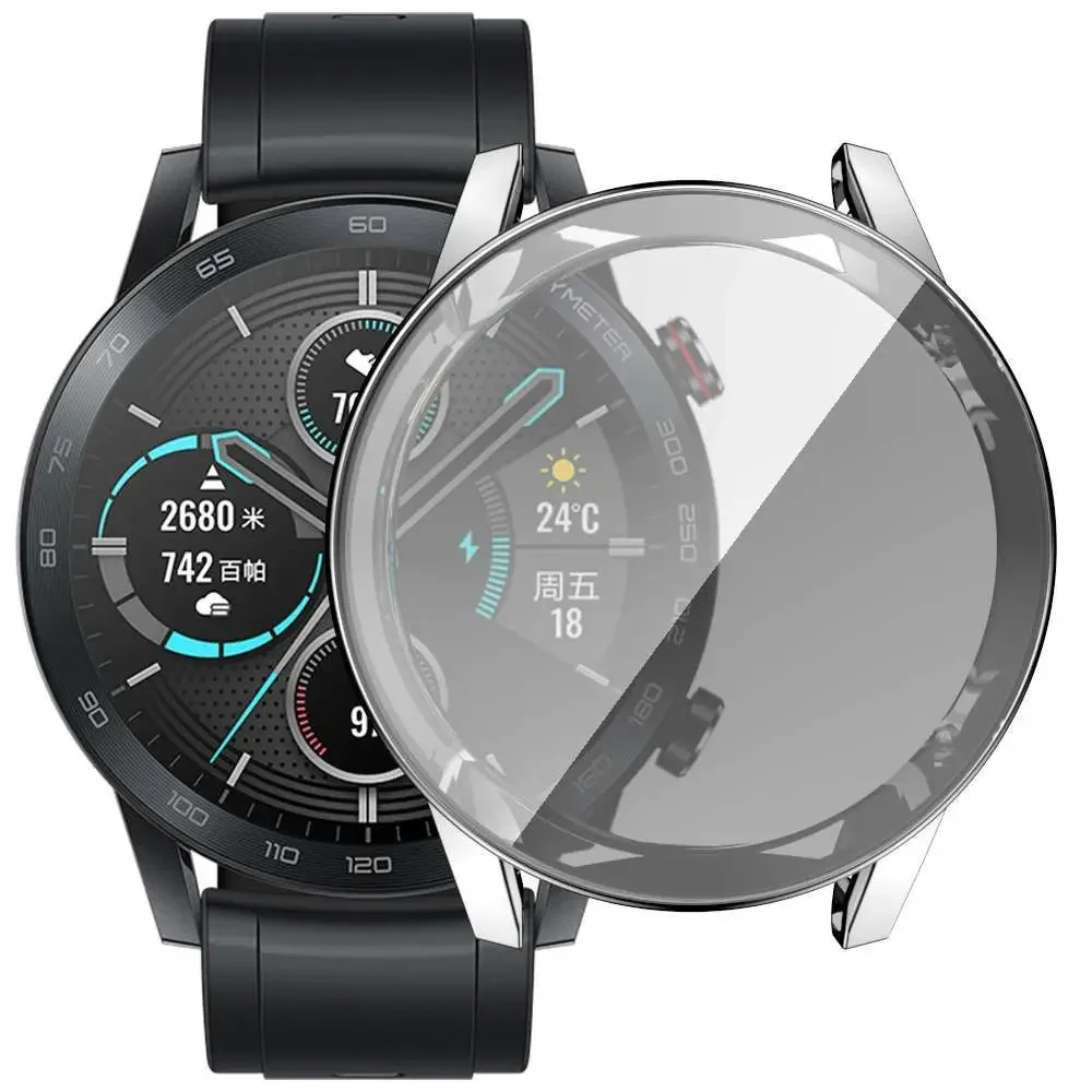 Premium Full Cover TPU Watch Screen Protector Case - Protective Shell for Smart Watch Accessories