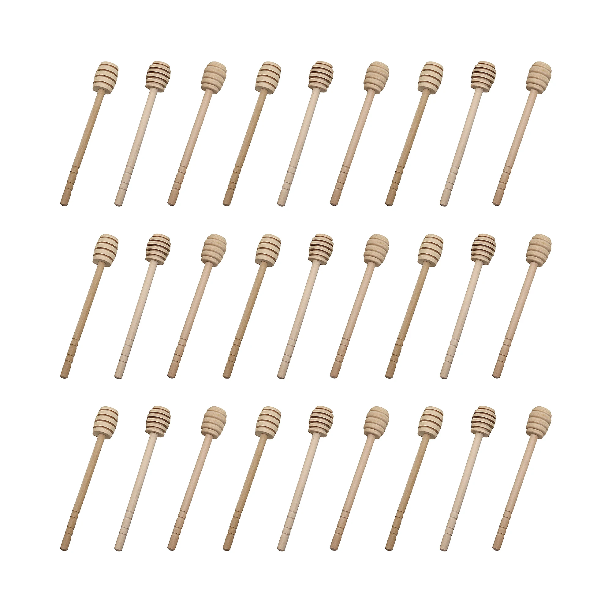 5 Pezzi Eco-Friendly Manico Lungo Bastoncino Di Miscelazione Strumenti Da Dessert Mini Cucchiaio Di Miele In Legno Miele Stir Bar In Legno Per Fornitu