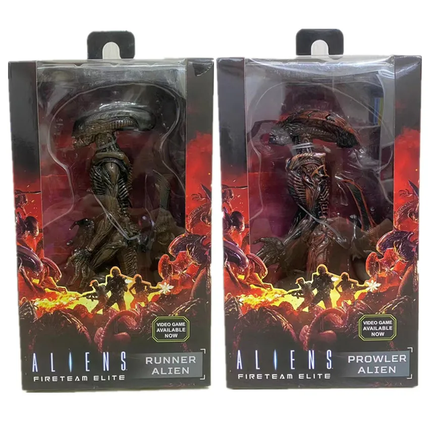 Alien Vs Predator Alleanza Avp Xenomorph Fireteam Elite Runner Alien Prowler Alien Solider Visione Termica Pvc Action Figure Toy