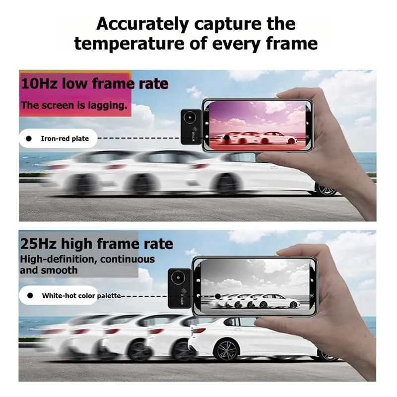 T43C-ST160 Type-C 열화상 카메라 256X192 IOS 안드로이드 열화상 이미징용 초고해상도