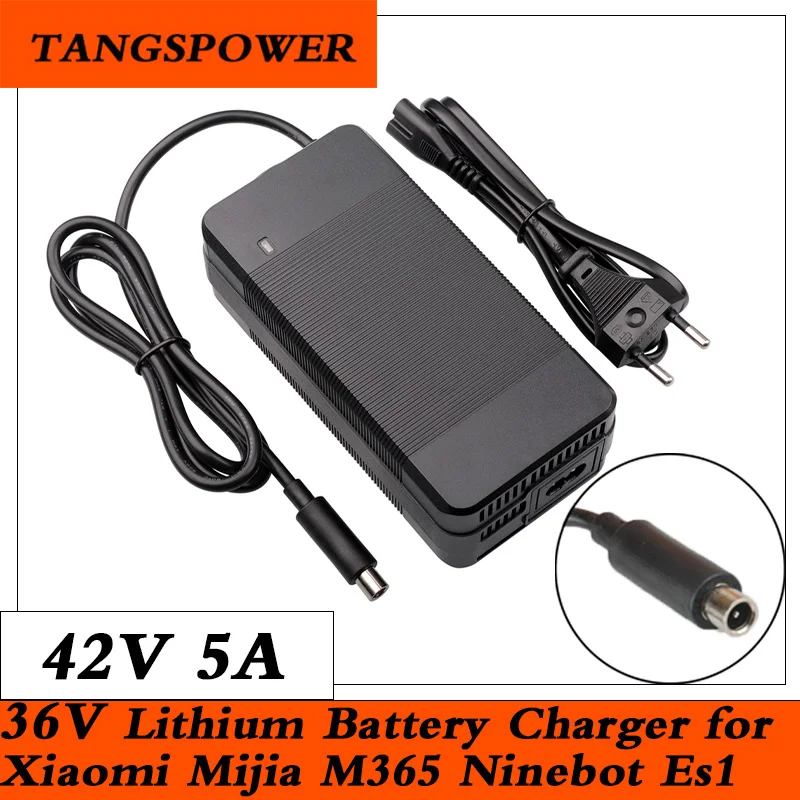 42V 5A Chargeur Trottinette Electrique Per 36V Xiaomi Mijia M365 Caricabatterie Per Bici Elettrica Caricabatterie Rapido Per Scooter Elettrico