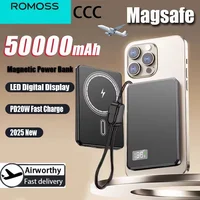 ROMOSS 500000mAh Portable Magnetic Wireless PowerBank CCC Certification PD22.5W Fast Charging External Battery 3C for Magsafe