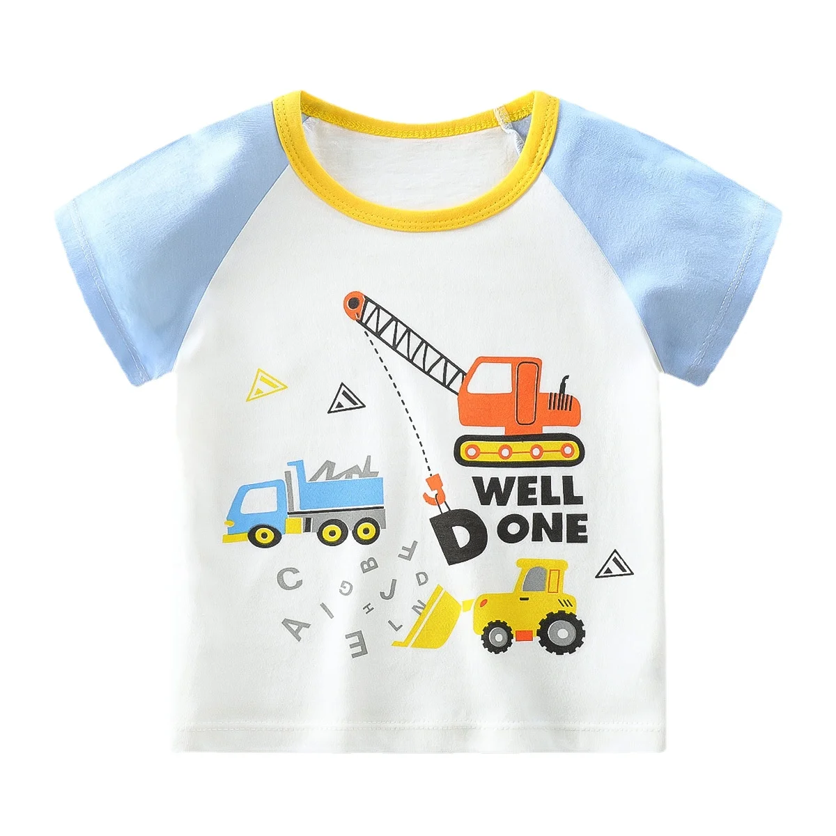 

Children Short Sleeve T-shirt Pure Cotton Summer New Boys T-shirt Girls Wear Wholesale Toddler Boy Clothes Boys Graphic Tee