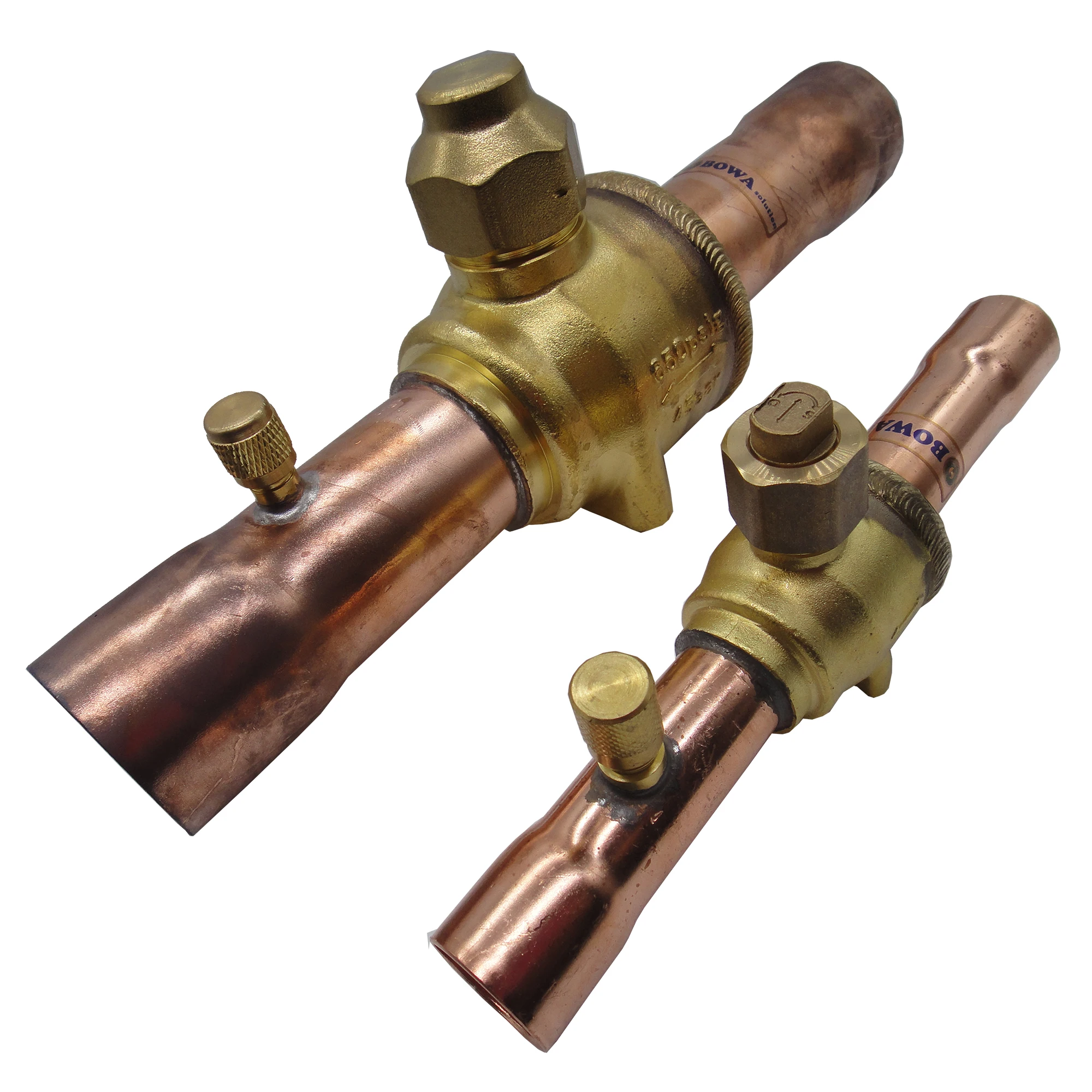 

3/4"~1-1/8" Ball valve with access valve is minimum pressure drop when full flow and 1/4 turn from fully open to fully closed
