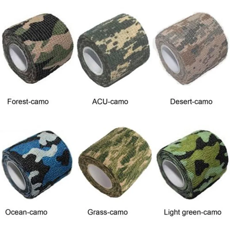 Silicone double sided tape 1 roll 4.5M*5CM waterproof outdoor camo tape