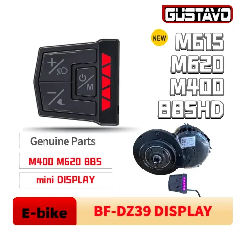 Bafang Lcd E-Bike Mid Motor Display Dz39 Strumento M400 G510 Bbs0102 Hd Lcd Mini Schermo A Colori
