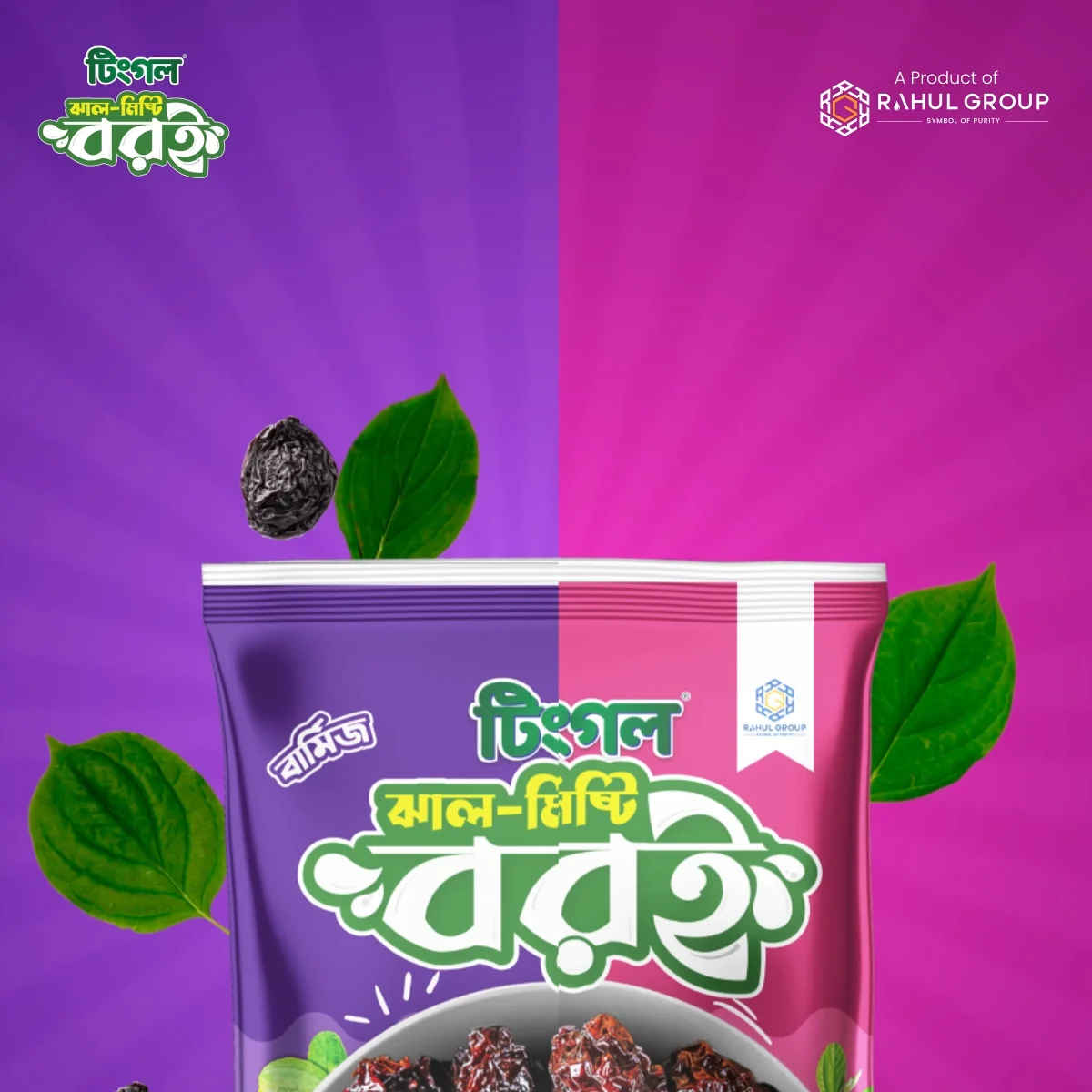 Tingle Jhal Misti Boroi  18gm ( 24 Pcs )