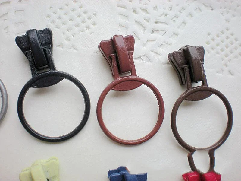 10PCS 5#5V Resin Zipper Sliders Zippers Heads Zinc Alloy Resin Zipper Replace Pulls DIY Craft Cloth Bag Repair Sewing