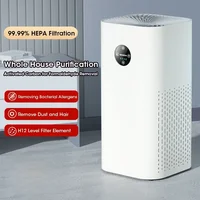 HEPA Air Purifier 180m² Negative Ion Formaldehyde Removal for Pet Hair Dust Deodorization Sterilization Home Use