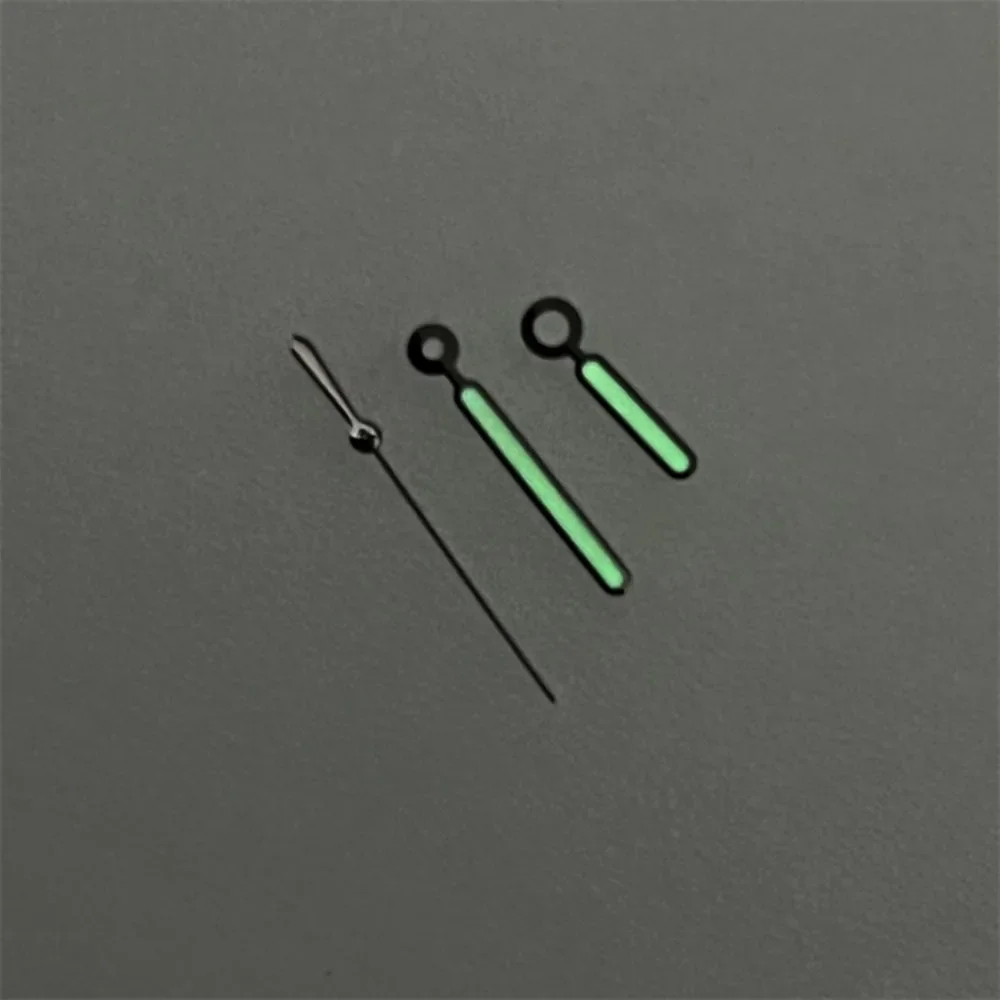 Strong Green Luminous Watch Hands Watch Replacement Accessories for PP Pointer NH35 Men's Automatic Movement 8.5*1.25*13MM