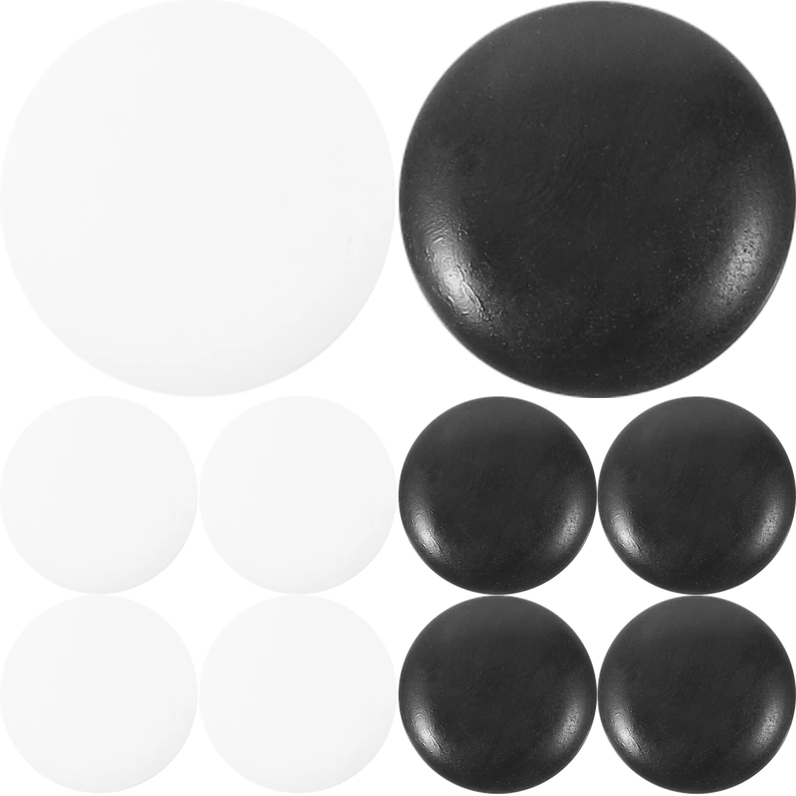 

360 Pcs Go Chess Supplies Game Standard Pieces Made of Resin Material Resistant to Falling Loose Melamine Board Bag