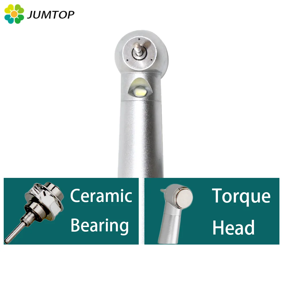 JUMTOP Dental LED High Speed Handpiece Triple Water Spray