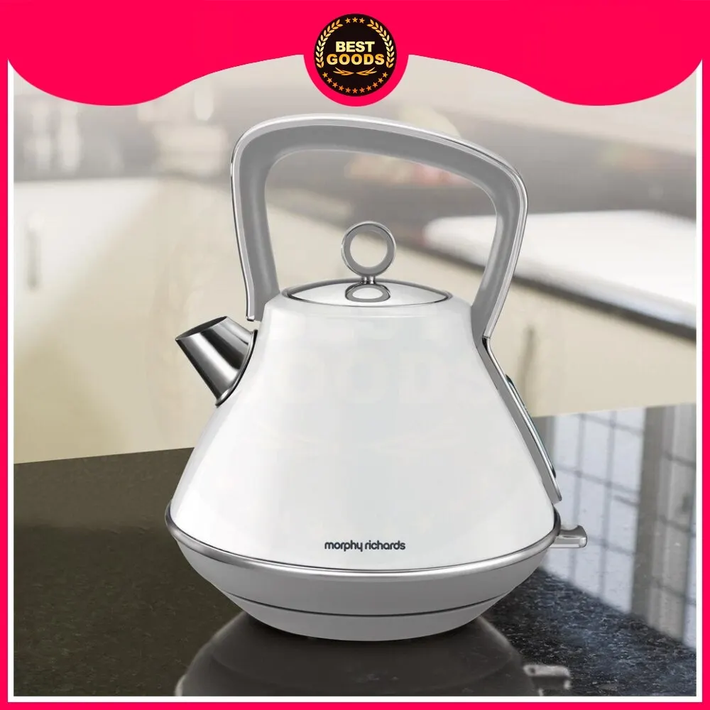 Electric Kettle Morphy Richards Evoke Pyramid White 100109ee Electric