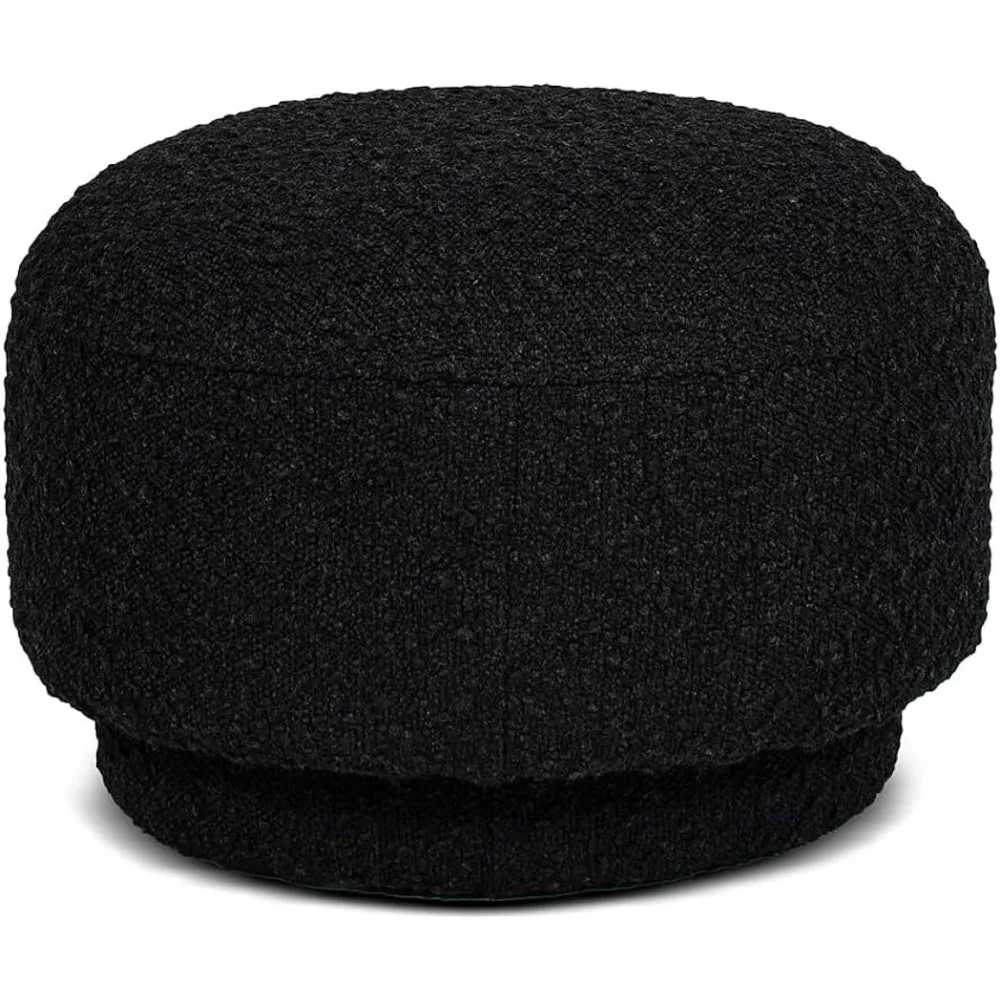 

Оттоманка с грибом 15 дюймов, черное эбеновое дерево, мебель букле, стул для туалетного столика, стул, Скандинавская мебель, оттоманка