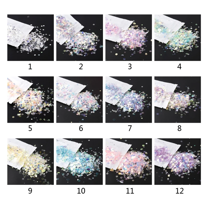 

Sequins DIY Crafts Jewelry Making Filling Crystal Epoxy Sequins