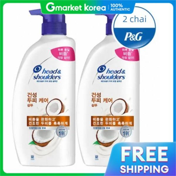 Head & Shoulders | Dầu Gội Chăm Sóc Da Đầu Khô 800ml x 2 Chai / Dưỡng Ẩm Cho Tóc