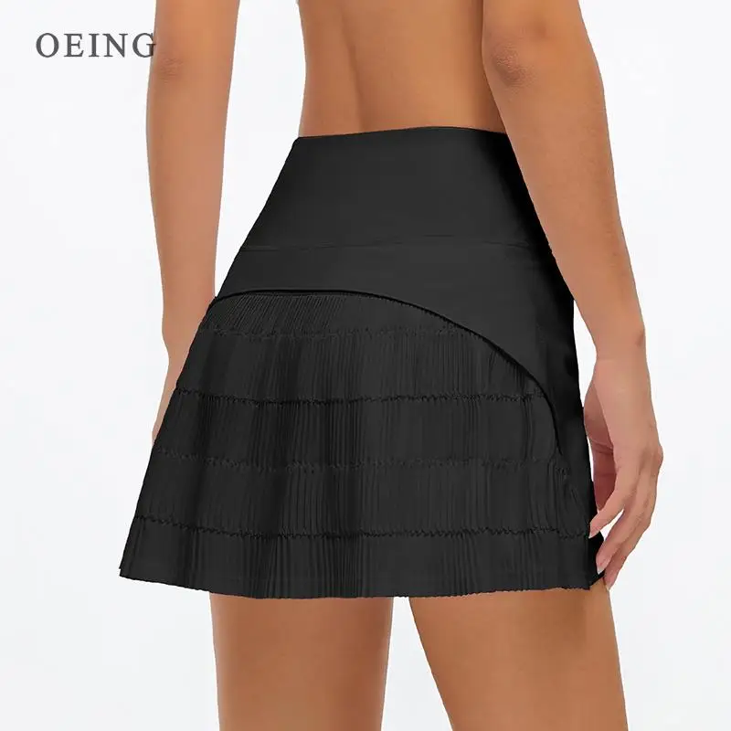 Women Sports Tennis Skirts Fitness Running Shorts High Waist Athletic Skirt With Pockets Pleated Sport Skort Golf Sportswear sports shorts sports skirt