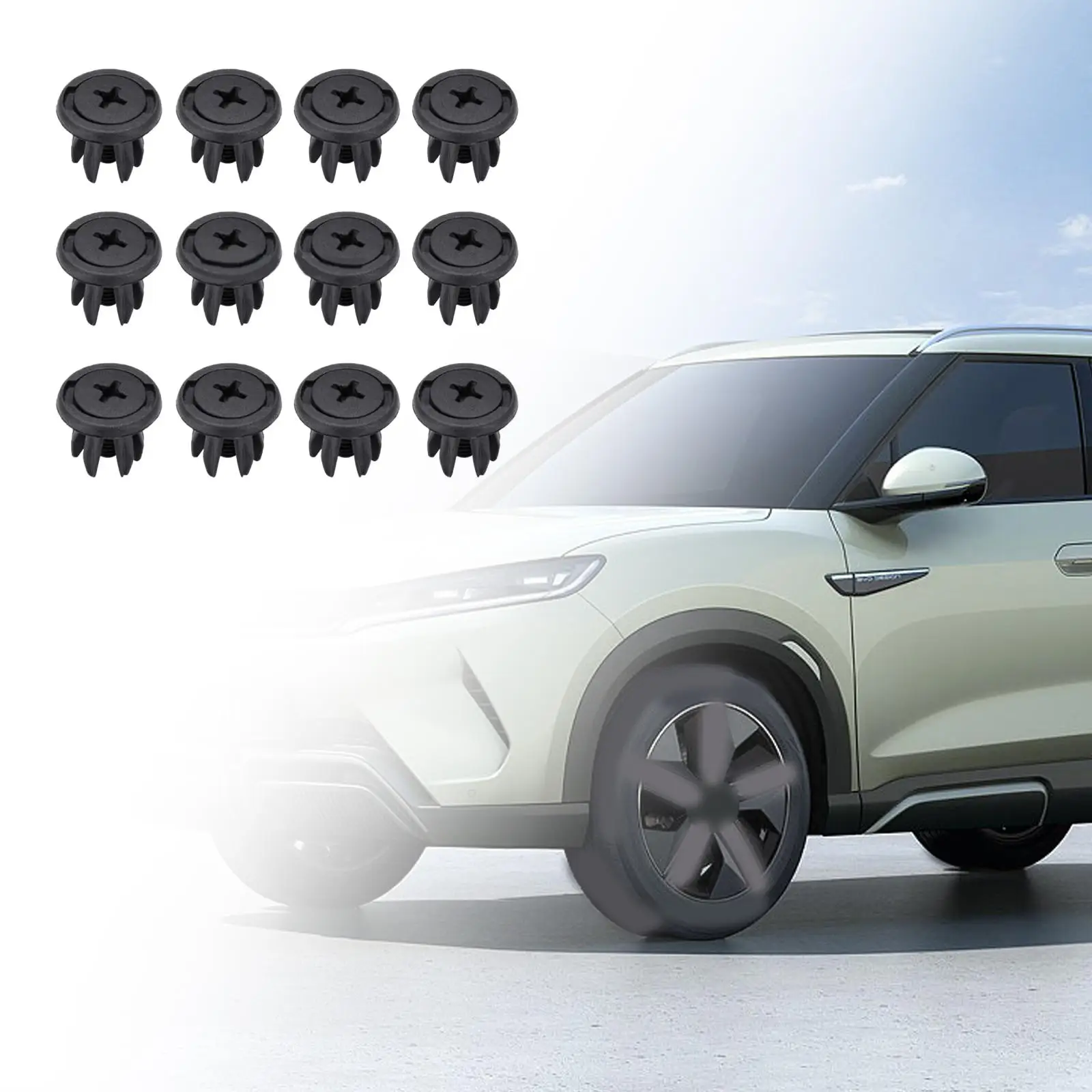 

12 шт., легкие автомобильные фиксаторы-заклепки
