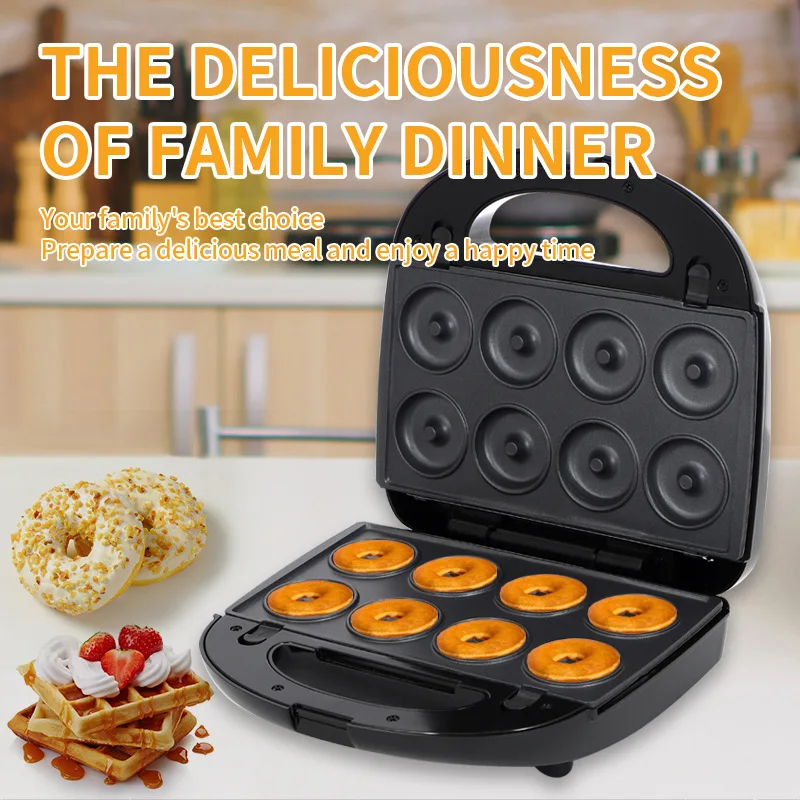 Household double-sided heating sandwich bread machine