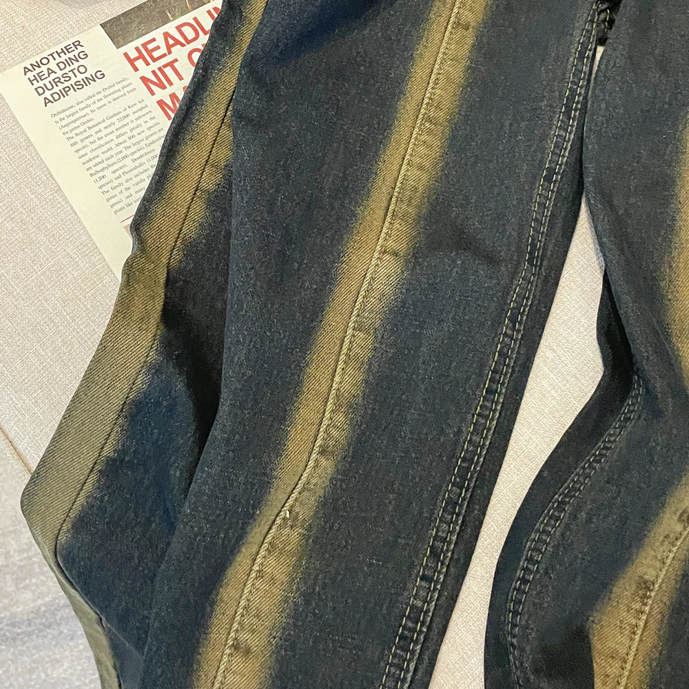 Women's Jeans 2023 Trend Vintage Clothes Korean Fashion Newjeans Straight Leg Jeans Woman High Waist Denim Streetwear  Pants