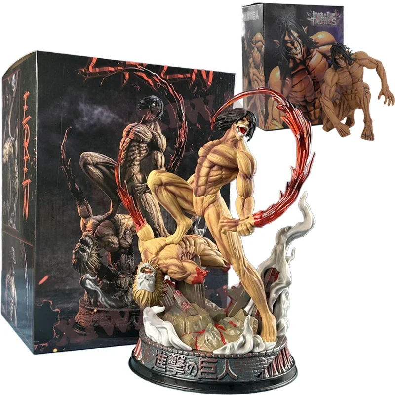 Figura De Acción Eren Yeager – 15 Cm Con Piezas Intercambiables, Articulaciones Móviles, PVC De Alta Calidad Para Exhibición