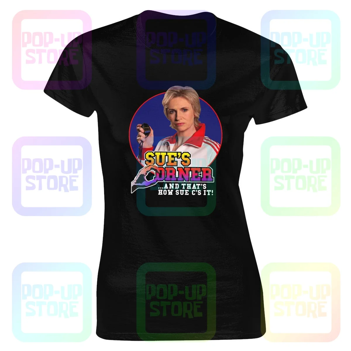 Glee Tv Show Sue'S Corner 01 T-Shirt Da Donna Maglietta Da Donna Rara Unica Naturale Best Seller