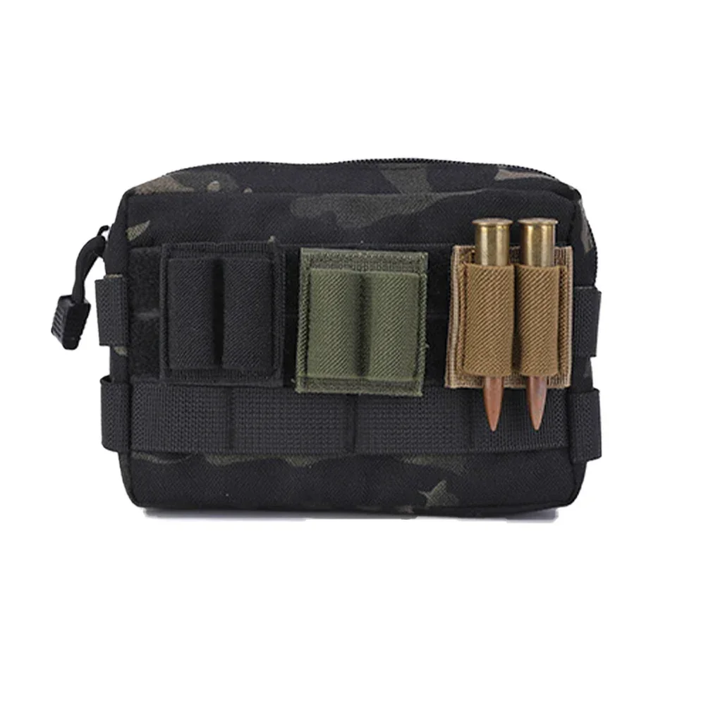 2 Round Bullet Holder for Rifle with Adhesive Backing Sticker 308 30-06 Ammo Holder for Rifles Side and Buttstock Ammo Pouch