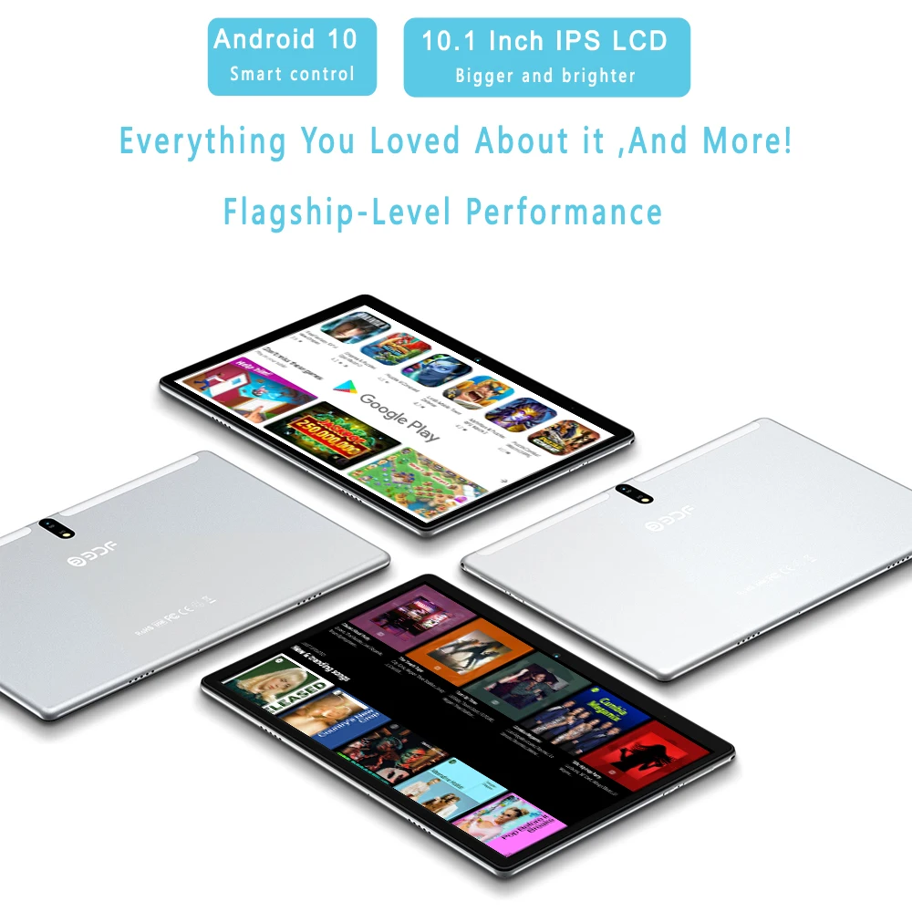 2022 New Arrival 10.1 Inch Octa Core Tablet Android 10.0 Google Play Dual 4G Network GPS Bluetooth WiFi Tablets 3GB RAM 32GB ROM