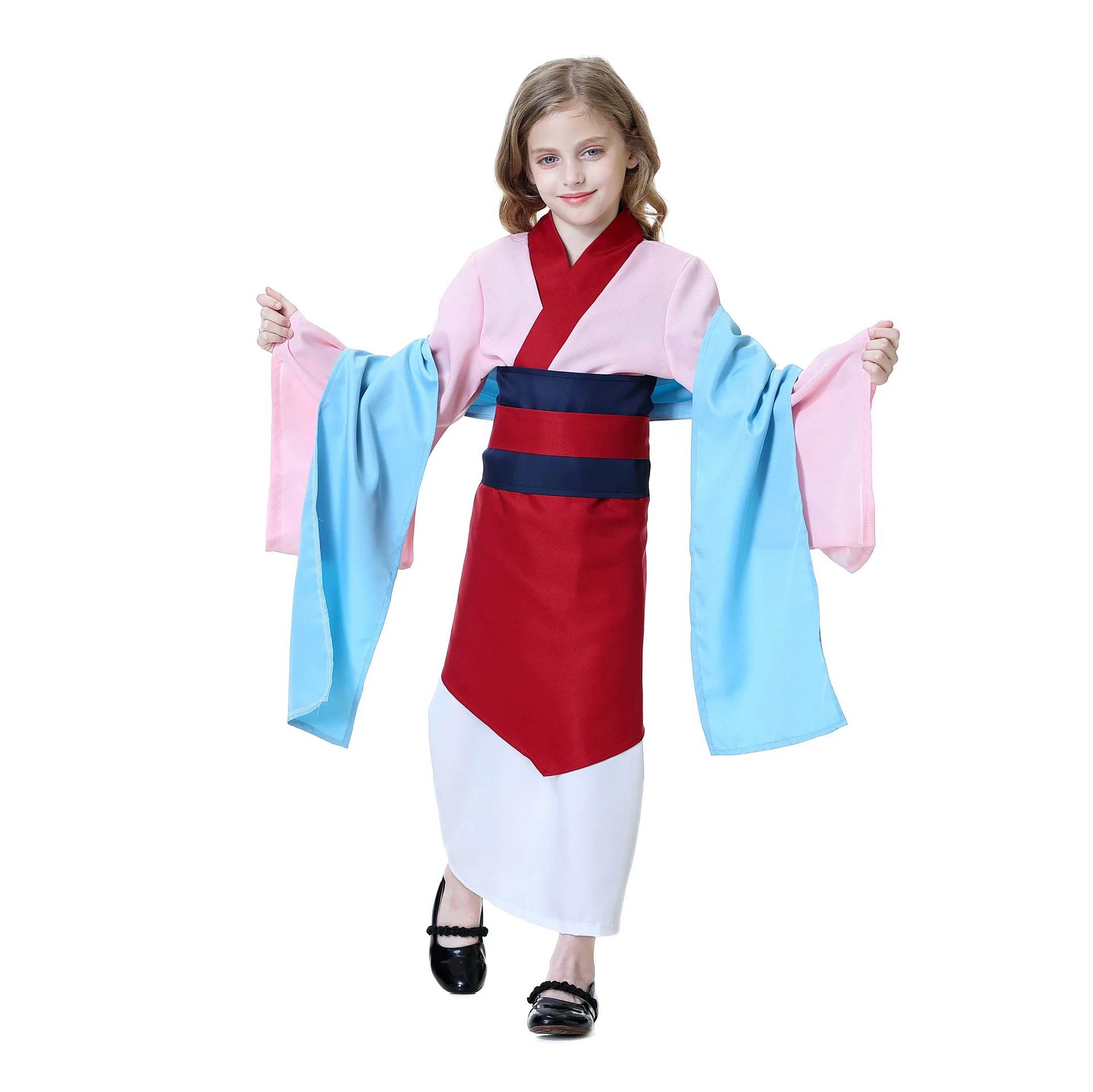 

Women's Hanfu Princess Dress Mulan Samurai Costume Carnival Party Heroine Cosplay Costumes Halloween Mulan Performance Costumes