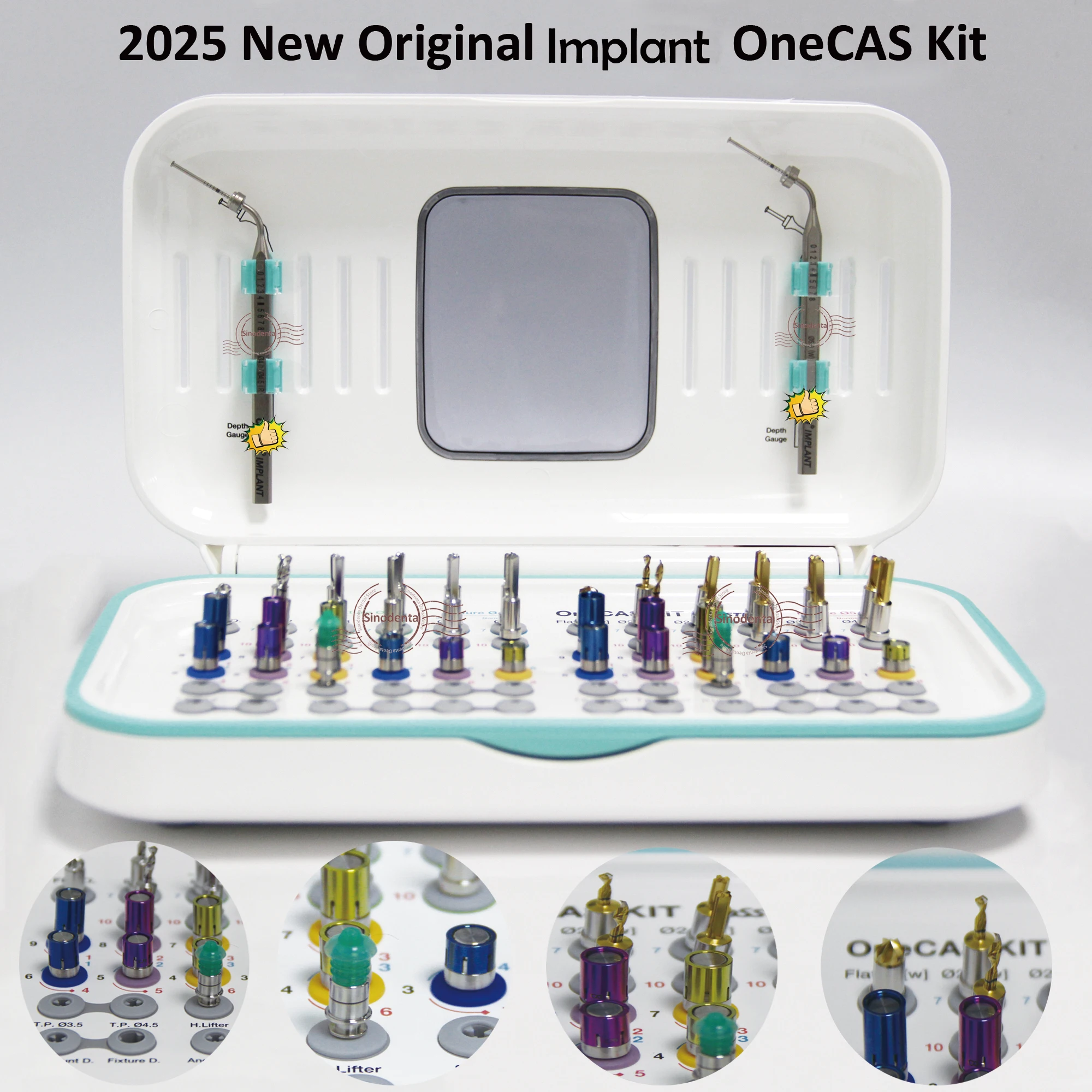 【裁断済み】2023 Dental Implantology 1-6号 セット New Arrival Dental Ost Implants Tools One Guide Kit Dental