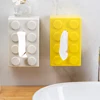Creative Building Block Tissue Box Cover Facial Tissue Dispenser Tissue Container for Livingroom Bedroom Bathroom Home Office 5