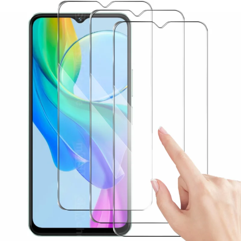 

2Pcs HD Tempered Glass for Vivo Y18e Y18E Y18 E 9H Clear Screen Protector for Vivo Y18e 2.5D Protective Film Anti-Scratch