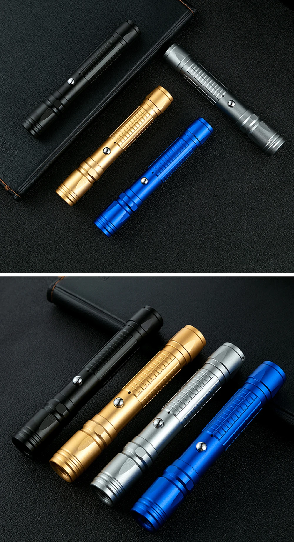 Mini 2 in1Cat Keychain Fun Pointer With battery Light Portable Laser pointer LED Training Torch Pet Cat Tickle Toy Flashlight