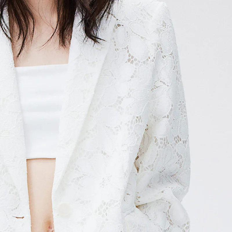 Women Blazer Coat 2024 Spring Autumn New Temperament Commuting Blazer Women Advanced Suit Top Coats Women Jacket