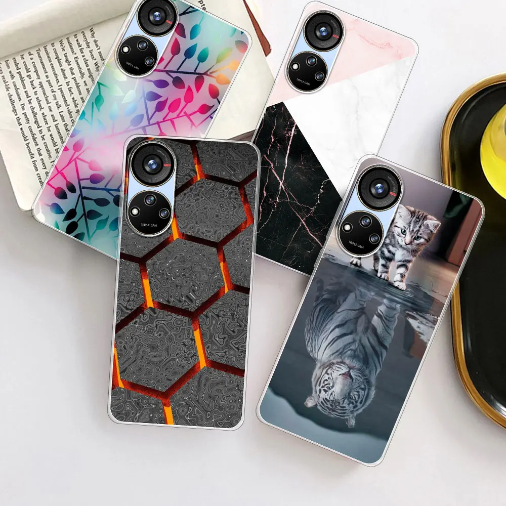 Clear Soft Silicone Shockproof Phone Case - Protective Coque Cover
