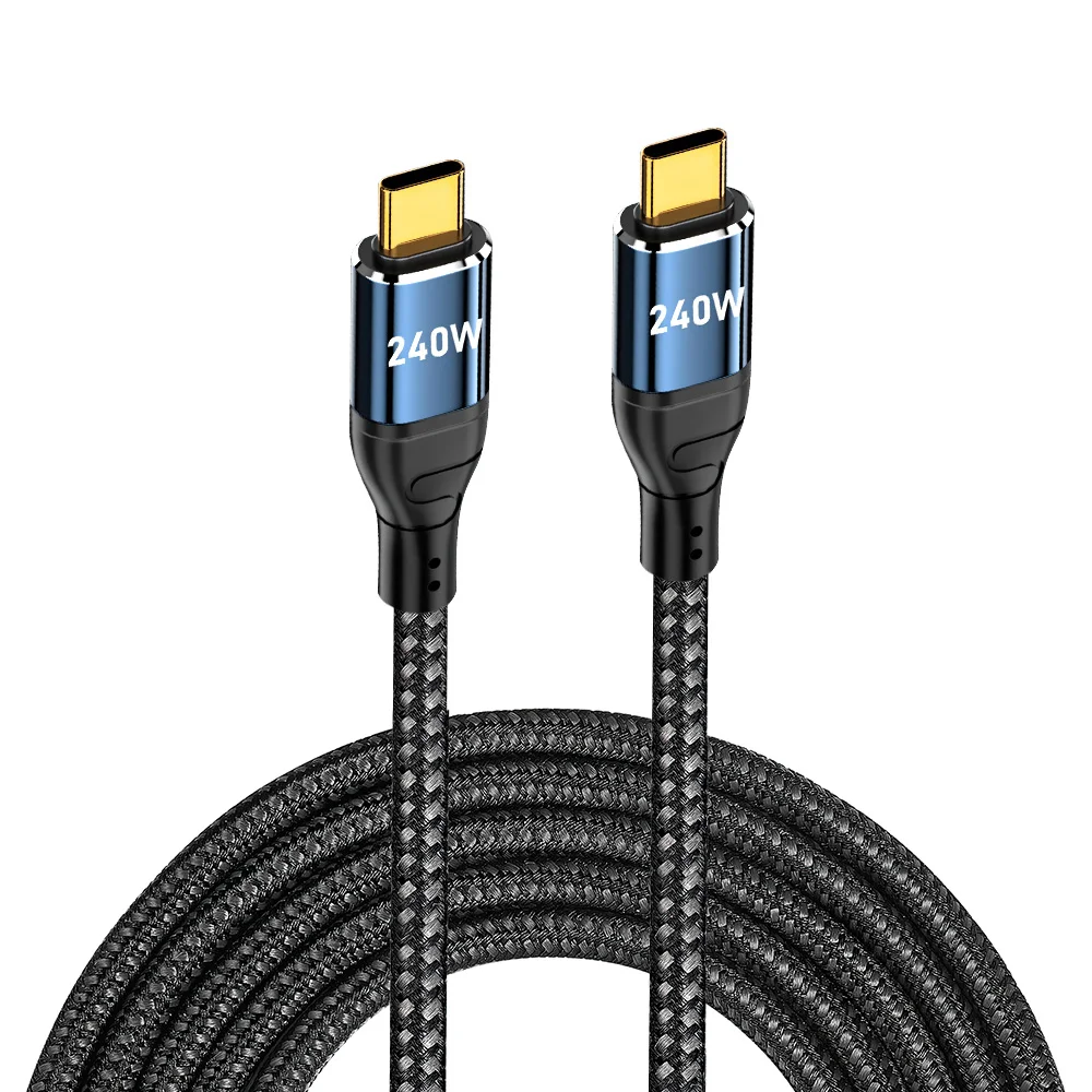 ตัวเลือกสินค้า สายชาร์จ USB-C 240W ชาร์จเร็ว หัวงอ 90 องศา